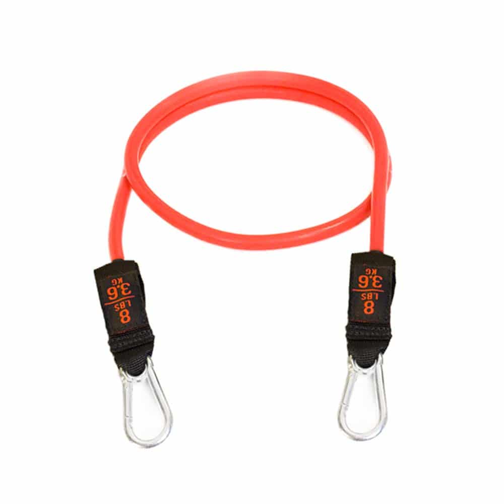 Tube resistance bands with clips